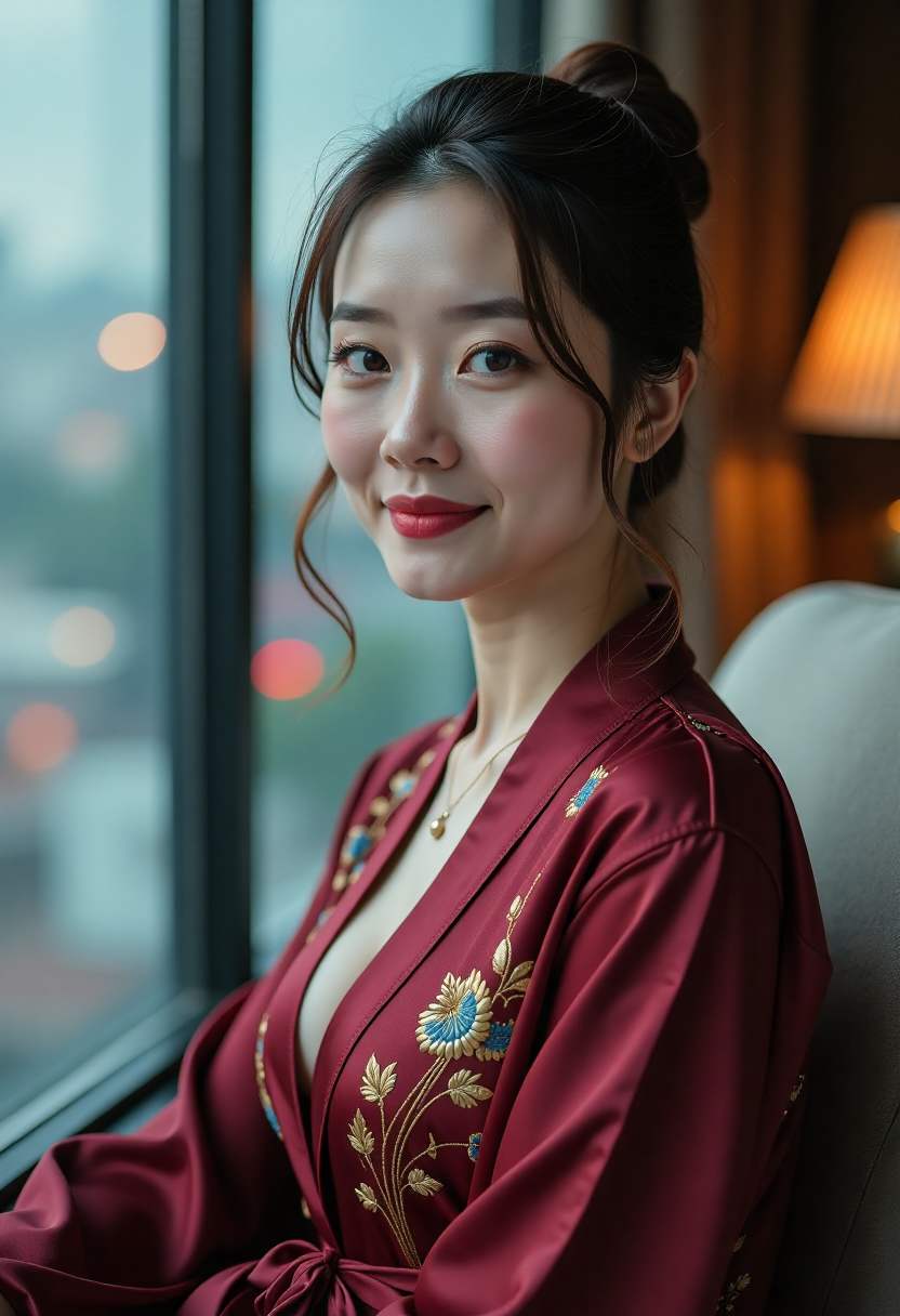 顾南风雨中等待